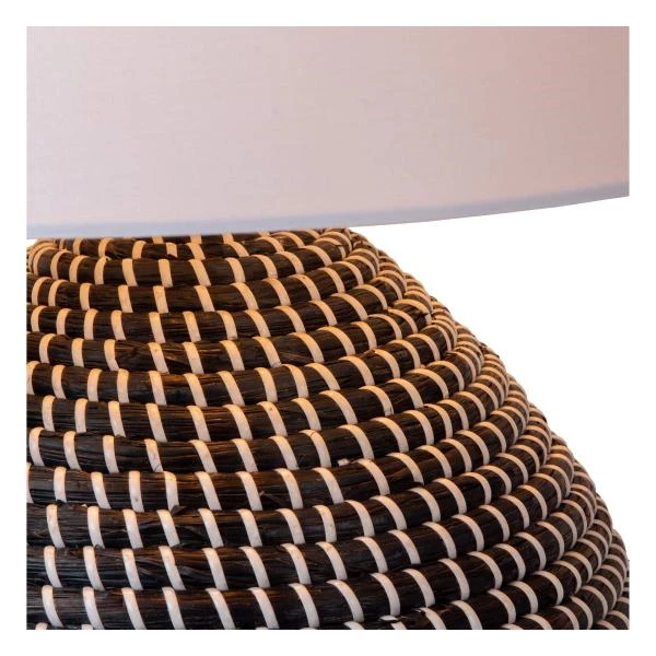 Lucide Premium MADUKA - Tafellamp - Ø 45 cm - 1xE27 - Zwart - detail 1